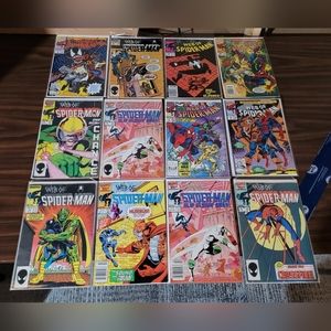 Lot Of 12 Marvel - Web Of Spider-Man Comics.